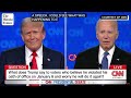 CNN Presidential Debate: President Joe Biden and former President Donald Trump