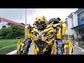 HD Transformers: Bumblebee costume Outdoor Suit up Fan made