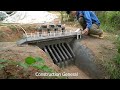 Mini  Dam Construction With Six Gates Water Discharge