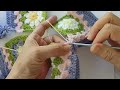 How to Crochet a Mandala Dandelion Blanket Part 10 (Granny Square_1)