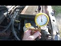 2001 Dodge Ram 5.9 fuel line pressure test