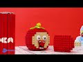 Lego Mukbang Rainbow Fast Food KFC Fried Chicken, Pizza,  ليغو في الحياة الحقيقية - Lego Ara #3