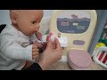 Baby doll Daycare Morning Routine in New Daycare Center play set baby doll videos