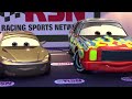 Looking for Lightning McQueen Cars: Lightning McQueen, Francesco Bernoulli, Cruz Ramirez, Sally, Flo