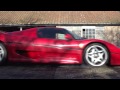 Ferrari F50 in motion - High speed camera