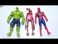 Assemble Marvel Toys Action Figure - HULK, SPIDER-MAN & SIREN HEAD - Merakit Mainan Superhero