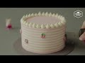 귀염뽀짝♡ 복숭아 케이크 만들기 : Peach Cake Recipe | 4K | Cooking tree