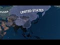 Rissian-Chinese Union vs USA | HOI4 | Timelapse