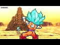 SSJB Goku VS SSJB Vegeta - Sprite Animation