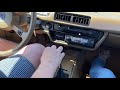 1980 Honda Accord with 37k original miles driving video reverse gear and at speed