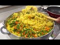 Restaurant Style Yellow Rice | Making Two Big Pots Turmeric & Curry Rice Using Jasmin Rice