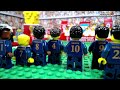 Life of MBAPPÉ - Kylian Mbappé story from France to PSG Paris Saint-Germain (2015-2023) in Lego