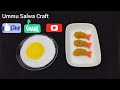 DIY felt food||tutorial cara membuat telor ceplok dan udang krispy dari kain flanel