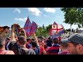 FCB FANS - Concentració Barcelonista - Przemarsz przed meczem,  BARCA - Atletico 17.05.2014 HD