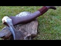 Making a viking style battle axe