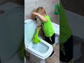 Mom's Unique Approach to Teaching Kids Hygiene #shorts
