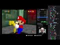 Northernlion Mario 64 speedrun sub 28 (Chat Replay)