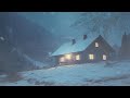 11 Hours of Frosty Mountain Wind Sound for Deep Sleep┇Fierce Snowstorm┇Heavy Blizzard Storm at NIght