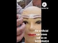 How to wear artificial eyebrow easily and perfectly | Stick on eyebrows