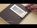 DIY Miniature Vertical Sliding Window｜微缩上下推拉窗