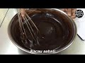 CHOCOLATE GANACHE Topping mudah untuk kek