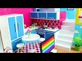DIY Miniature Cardboard House #5 bathroom, kitchen, bedroom, living room for a family