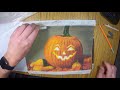 Time Lapse Art drawing: pumpkin