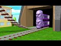 【踏切アニメ】あぶない電車 TRAIN THOMAS 🚦 Fumikiri 3D Railroad Crossing Animation #Hulk #3