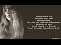 16 | Taylor Swift - Clara Bow (Lyrics)