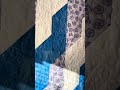 Fabric Cafe’s 3-Fabric “Ribbons Quilt,” Q-Size, 120 HST free-hand quilted, Part 2