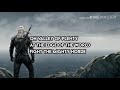 The Witcher - Toss a coin to your witcher lyrics 1 hour