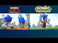 Sonic X Shadow Generations And Sonic Generations Comparison