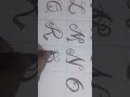 Part-6 'Calligraphy alphabets- P -- T.