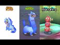 ALL Dawn of Fire Vs My Singing Monsters Vs Raw Zebra Redesign Comparisons ~ MSM Wave 4
