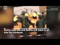 Valedictorian's mic cut after he bashes school