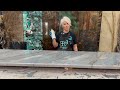 Gray Marble Epoxy Countertops With Blue Earth Accents | RK3 Designs