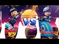 BoBoiBoy VS BoBoiBoy Galaxy (Stage 2) || 7 Elemental Powers + Power Levels