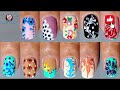 11- Easy Nail Art Compilation using only household items #easynailart #nailsbyamrita #notoolnailart