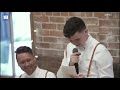 Autistic brother leaves everyone in tears with best man speech