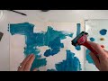 Intuitve Art Journaling - How to Make an Intuitive Painting Series  - Using BIG Shapes! - Part #1