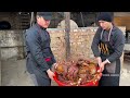 Tandoor Lamb SELLING by MILLIONS in Uzbekistan! Traditional STREET Food. Uzbek Cuisine