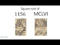 How To Calculate Square Roots - Numerals That Changed Math Forever