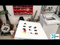 Time lapse video about assembling and wiring pushbutton for a small electrical cabinet