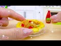 Yummy Miniature Nuggets Pizza Recipe Idea Cooking in Mini Kitchen - ASMR Fast Food Video