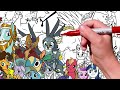 BIGGEST Coloring Pages EVER - MY LITTLE PONY. How to draw My Little Pony. Easy Drawing Tutorial Art