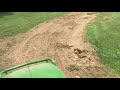 John Deere 1025R box blade driveway repair