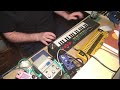Toy Keyboard + Pitch Pedal + Delay