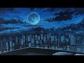 Moonlight Night Landscape Painting with Gouache ｜ Full Moon Painting