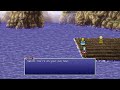 He never left the raft until he did - FINAL FANTASY VI PR