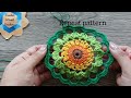 Crochet Mandala | Make Your Own Dreamcatcher #diy #crochetdoily #mandala  #crochetworldcreations